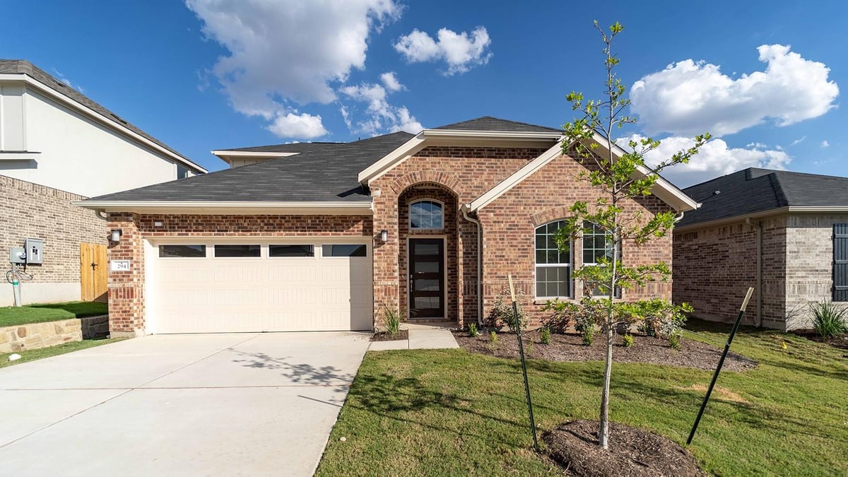 View 294 Rubber Tree Way in Sunfield 294 Rubber Tree Way - front exterior - Luxury home in Sunfield, Buda, TX