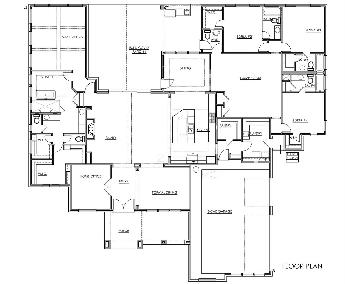 Living area at 2948 Whalesong Way - 4 bed 4 bath home