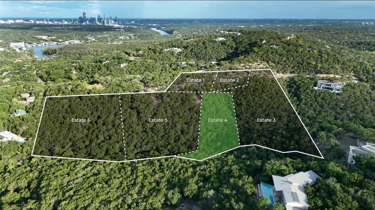 3 Martelli - front exterior - Luxury lot in Wildcat Club Sub, West Lake Hills, TX