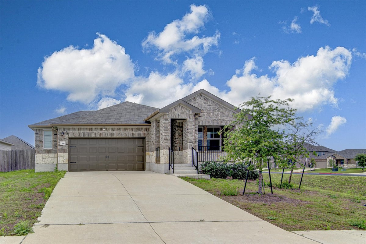 View 300 Bear Oak ST in Highlands North Sec 3 300 Bear Oak ST - front exterior - Luxury home in Highlands North Sec 3, Hutto, TX