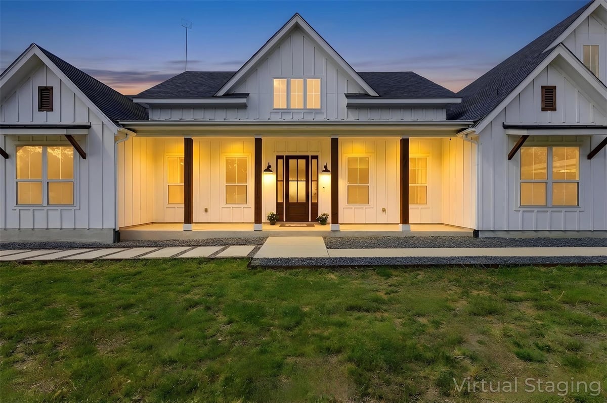 View 300 County Road 220 in Ranches at Salado Brook 300 County Road 220 - front exterior - Luxury home in Ranches at Salado Brook, Florence, TX