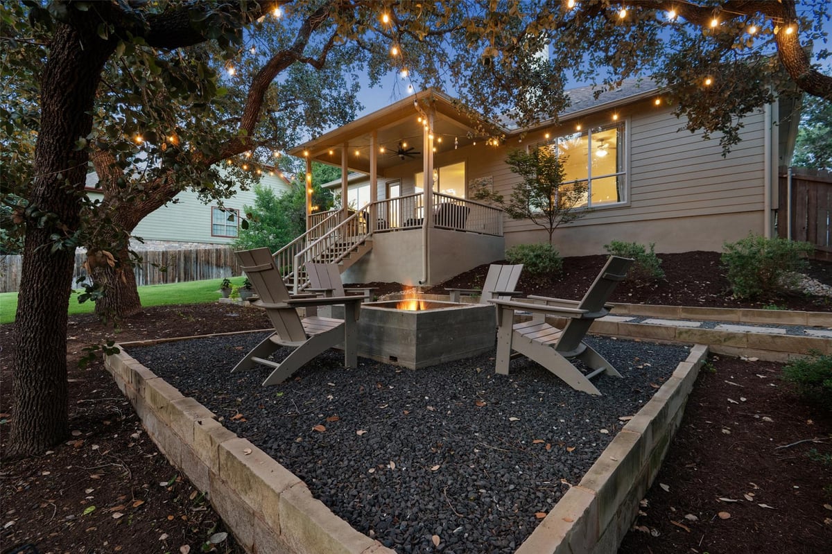 View 300 Errol Dr in Briarcliff Inc Sec 11 300 Errol Dr - front exterior - Luxury home in Briarcliff Inc Sec 11, Spicewood, TX