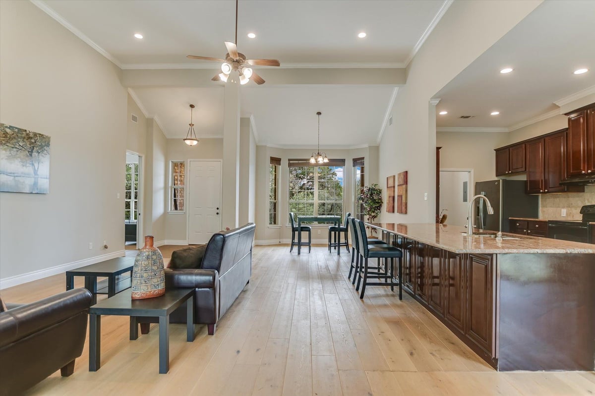 Living area at 300 Round Rock Rd - 4 bed 2 bath home