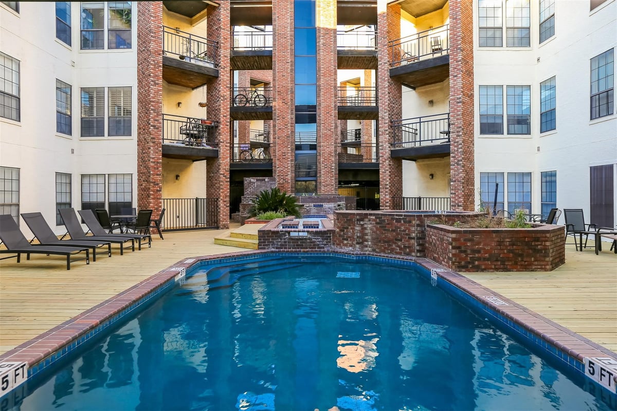 View 3001 Cedar St Unit #A-208 in Benchmark Condo Amd 3001 Cedar St Unit #A-208 - front exterior - Luxury home in Benchmark Condo Amd, Austin, TX
