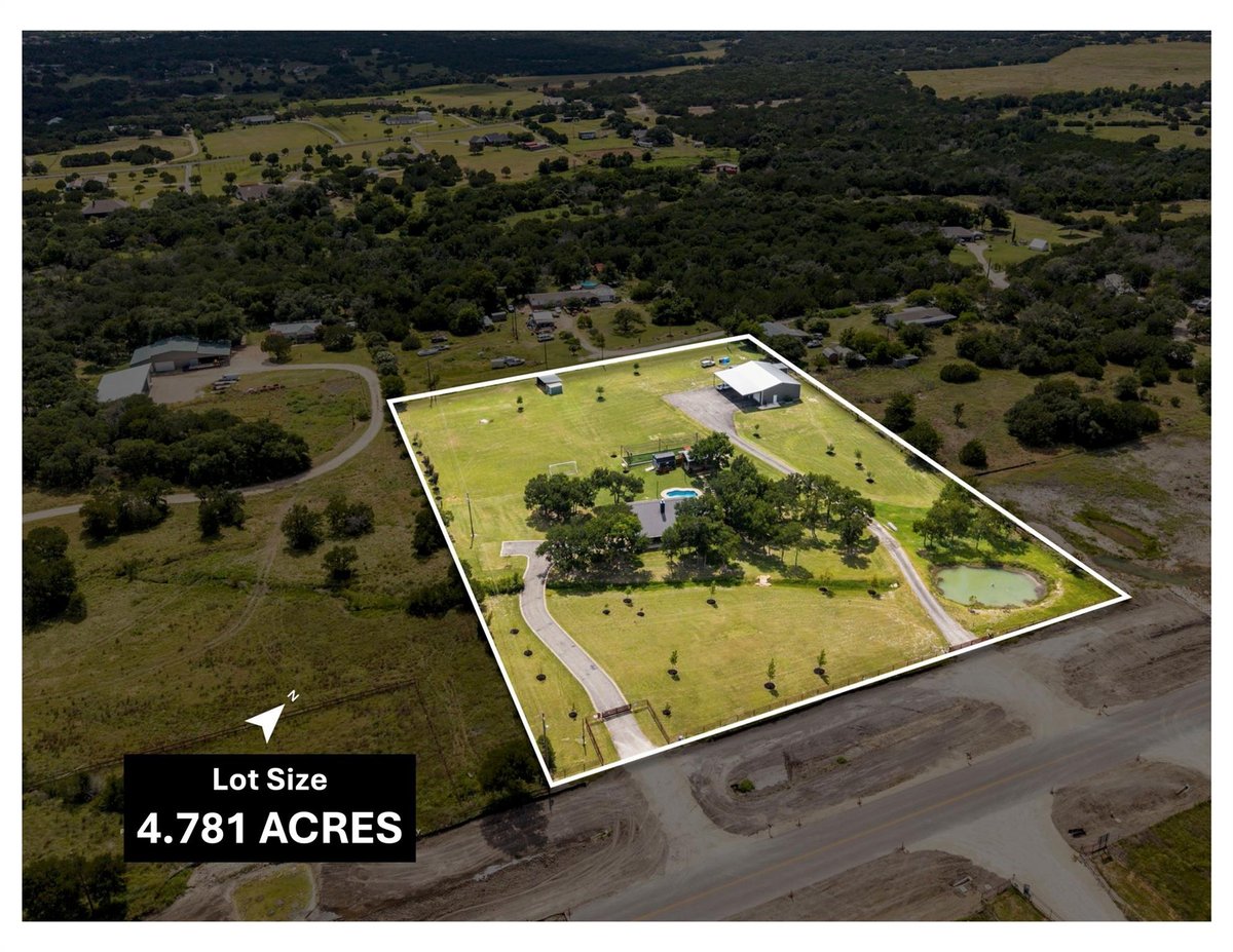 View 3001 County Road 255 in Bon Winde Oaks 3001 County Road 255 - front exterior - Luxury home in Bon Winde Oaks, Georgetown, TX