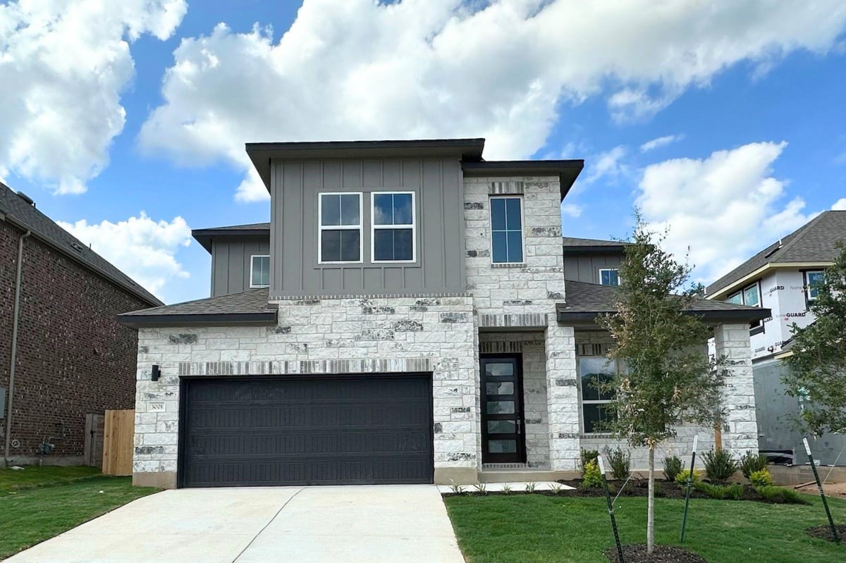 View 3001 Ottawa ST in Bluffview Reserve 3001 Ottawa ST - front exterior - Luxury home in Bluffview Reserve, Leander, TX