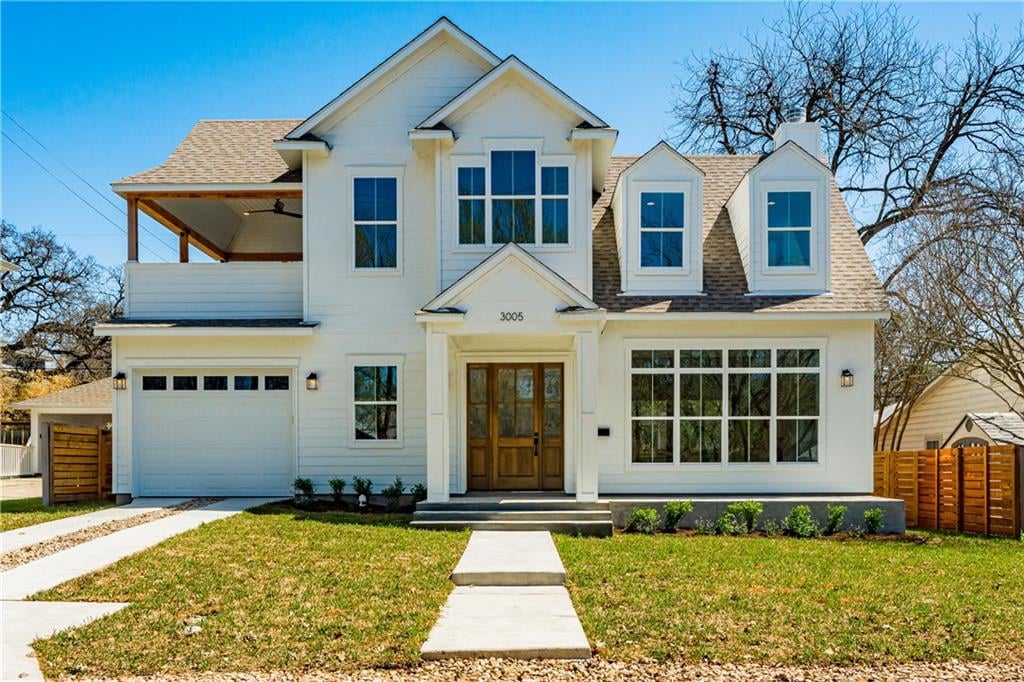 View 3005 Funston St in Brykerwoods G 3005 Funston St - front exterior - Luxury home in Brykerwoods G, Austin, TX