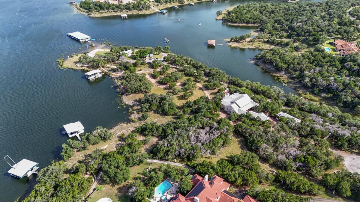 View 301 Angel Song CV in Angel Bay 301 Angel Song CV - front exterior - Luxury lot in Angel Bay, Spicewood, TX