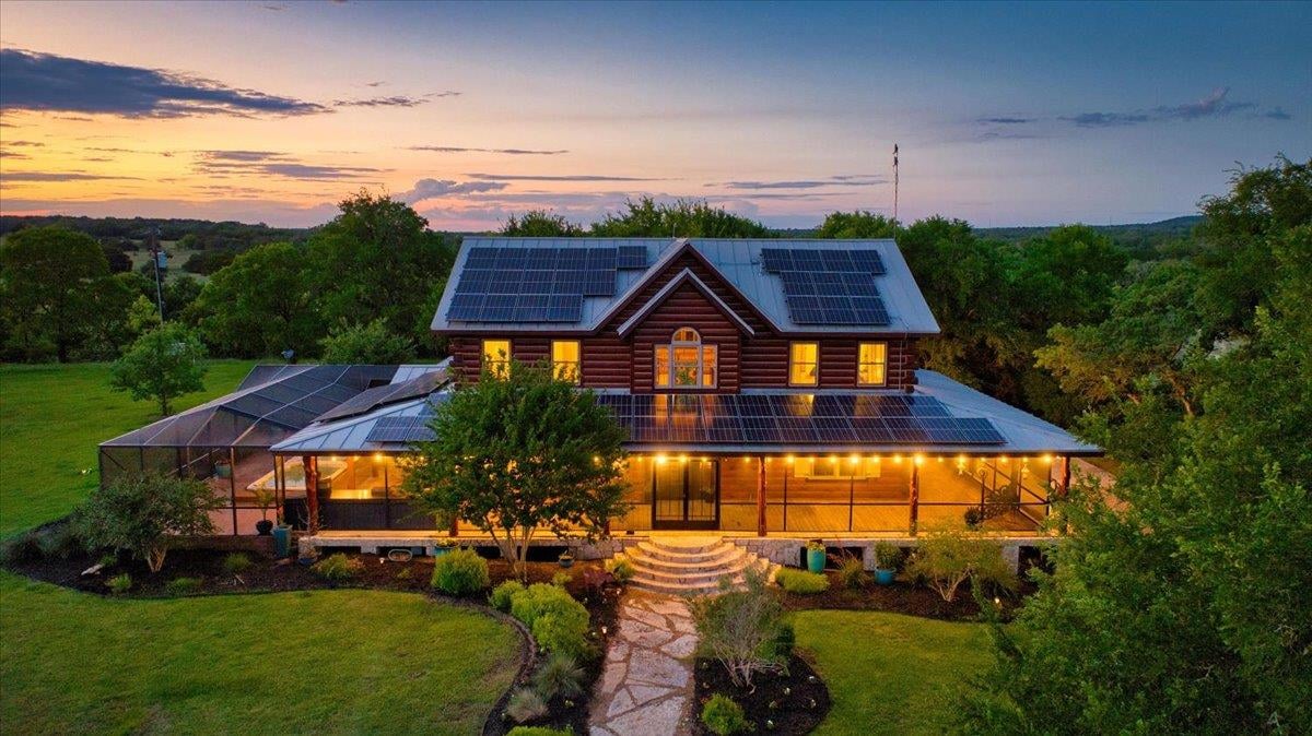 View 301 Blessing Ranch Rd. in None 301 Blessing Ranch Rd. - front exterior - Luxury home in None, Liberty Hill, TX