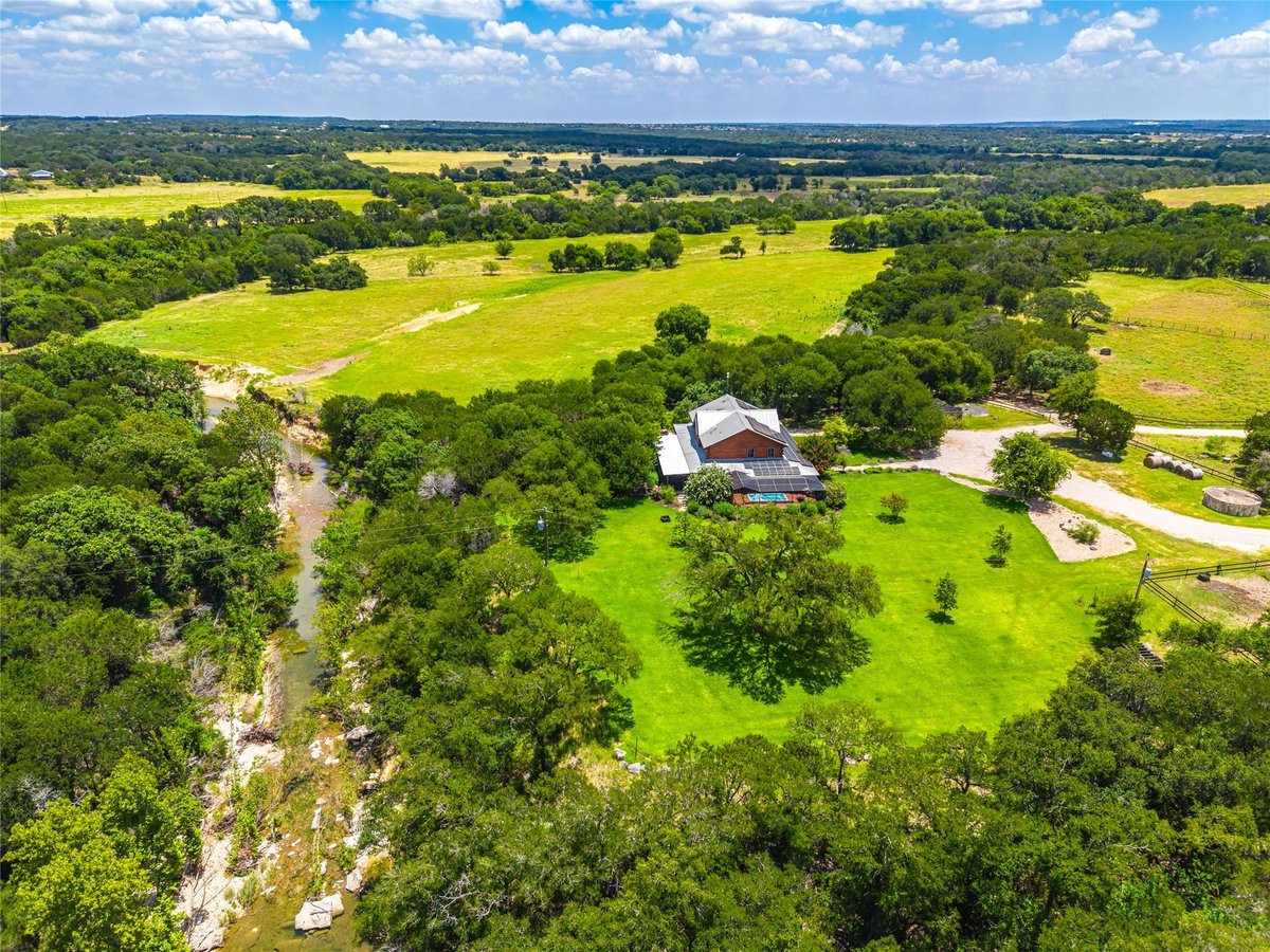 View 301 Blessing Ranch RD in None 301 Blessing Ranch RD - front exterior - Luxury home in None, Liberty Hill, TX