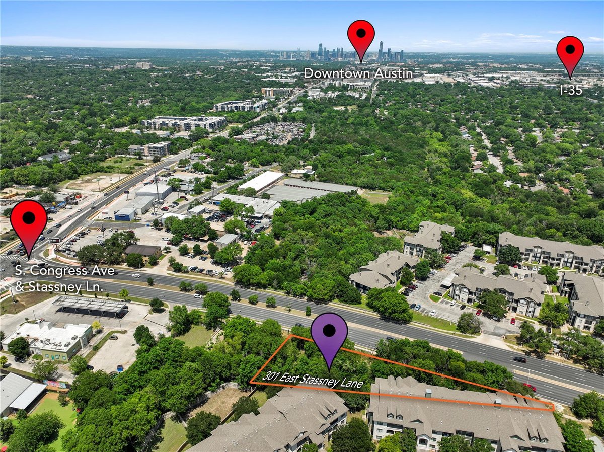 View 301 E Stassney Ln in Sweetbriar 301 E Stassney Ln - front exterior - Luxury lot in Sweetbriar, Austin, TX