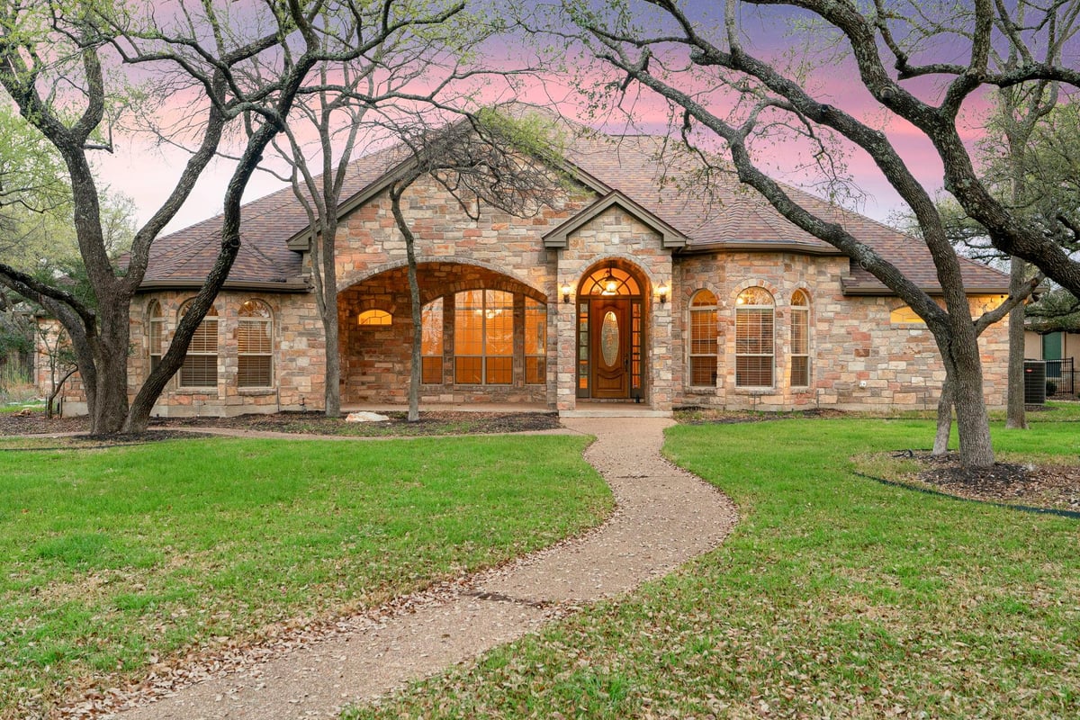 View 301 Goldridge Dr in Westlake Woods Ph 01A 301 Goldridge Dr - front exterior - Luxury home in Westlake Woods Ph 01A, Georgetown, TX
