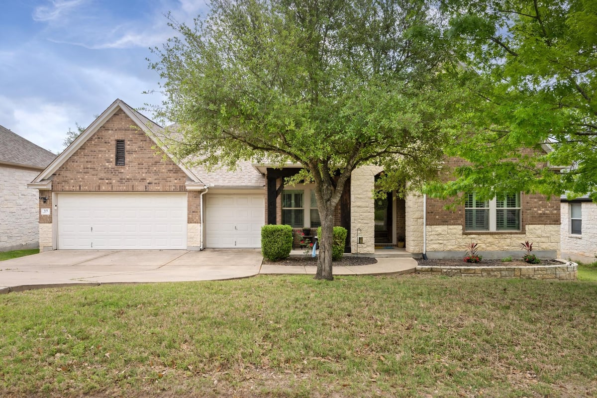 View 301 Grafton LN in Belterra Ph Ii Sec 9B 301 Grafton LN - front exterior - Luxury home in Belterra Ph Ii Sec 9B, Austin, TX