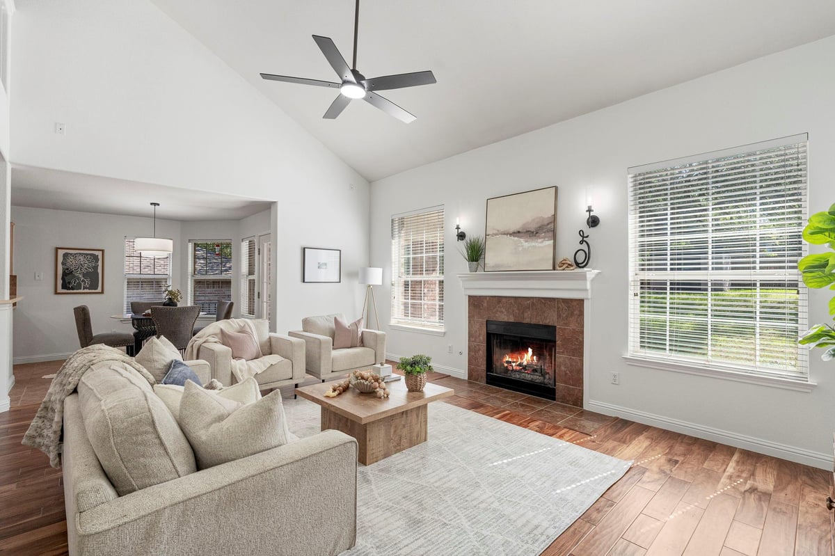 Primary bedroom at 301 Muscovy Ln - 4 bed 2 bath home