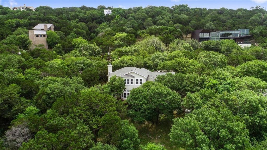 View 301 Redbud Trl in Red Bud Hills 301 Redbud Trl - front exterior - Luxury home in Red Bud Hills, West Lake Hills, TX