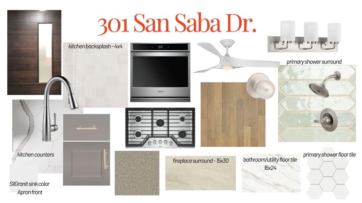 Kitchen at 301  San Saba Dr - 3 bed 2 bath home