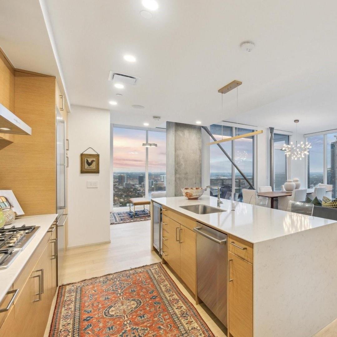 Kitchen at 301 West Ave Unit #4603 - 2 bed 2 bath home