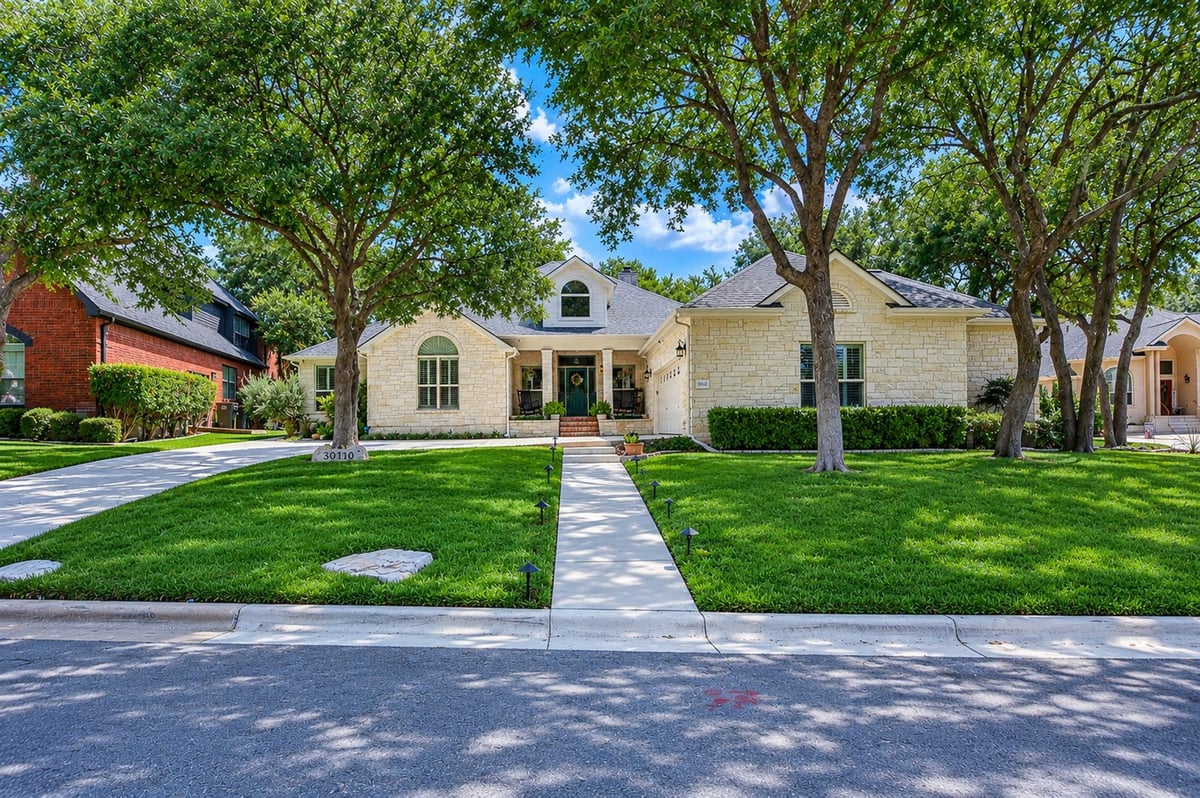View 30110 Torrey Pines CIR in Berry Creek Sec 02 30110 Torrey Pines CIR - front exterior - Luxury home in Berry Creek Sec 02, Georgetown, TX