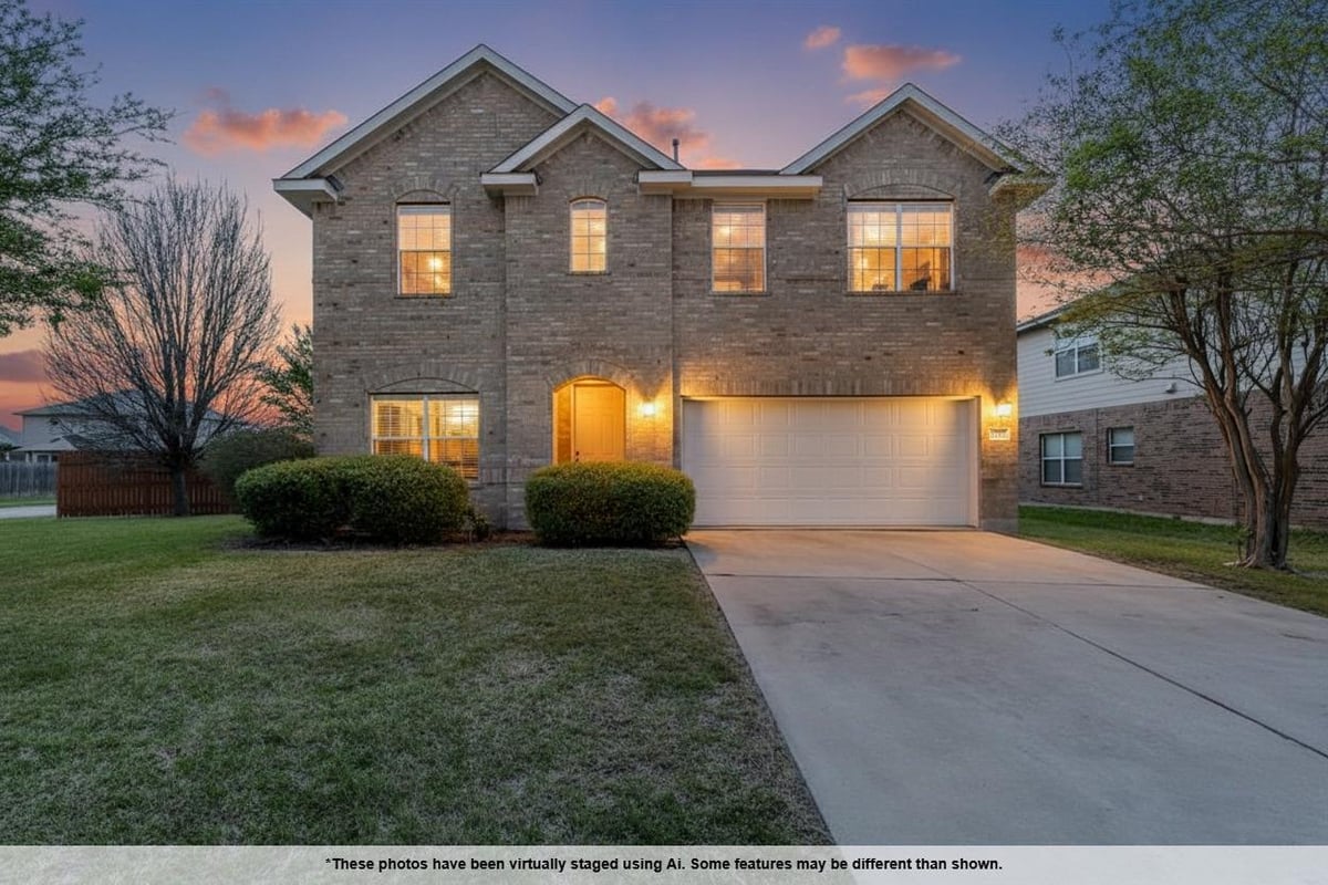 View 3013 Hawks Swoop Trl in Park At Blackhawk 02 Ph 01 3013 Hawks Swoop Trl - front exterior - Luxury home in Park At Blackhawk 02 Ph 01, Pflugerville, TX
