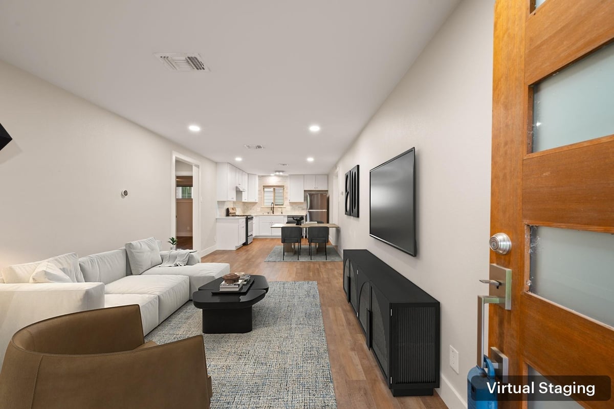 Living area at 3015 Burning Oak Dr Unit #2 - 2 bed 2 bath home