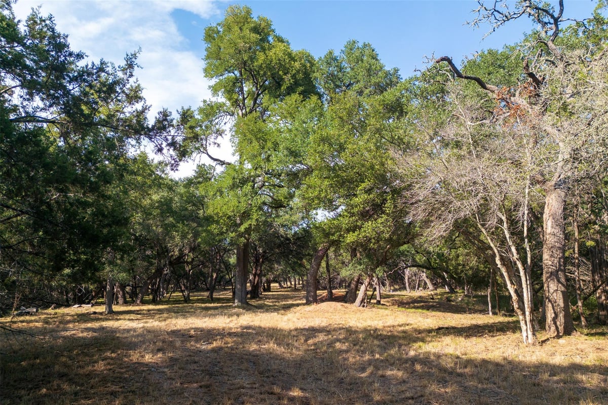 Primary bedroom at 303 Deer Lake Rd - Deer Lake Estates, Wimberley, TX