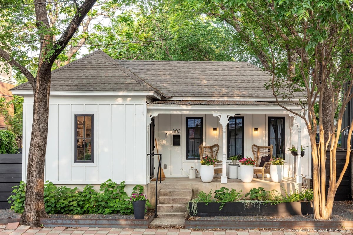 View 303 Navasota St in Peck R H 303 Navasota St - front exterior - Luxury home in Peck R H, Austin, TX
