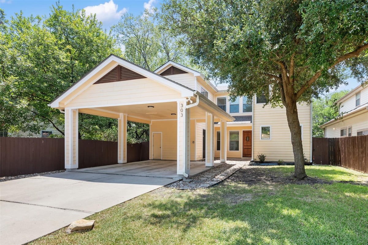 View 303 Zennia St in Koenig Place 303 Zennia St - front exterior - Luxury home in Koenig Place, Austin, TX