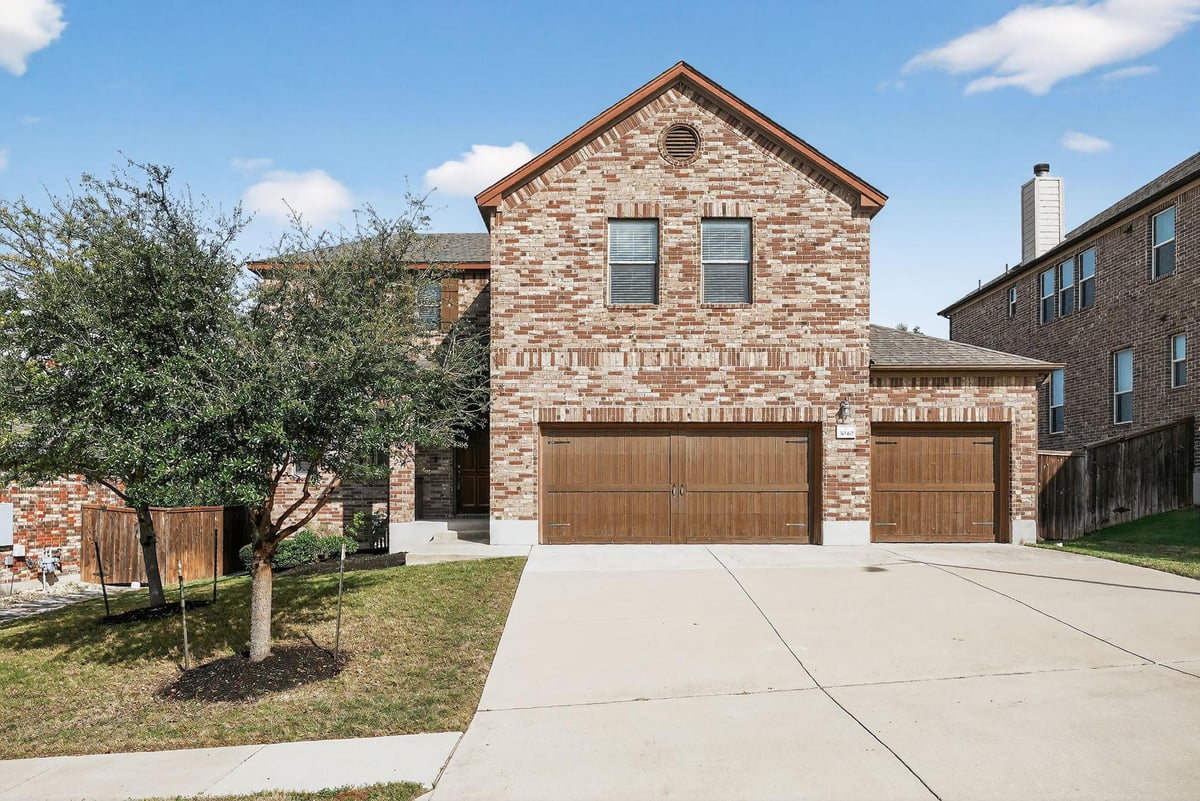 View 3040 Freeman Park Dr in Freeman Park Ph 3 3040 Freeman Park Dr - front exterior - Luxury home in Freeman Park Ph 3, Round Rock, TX