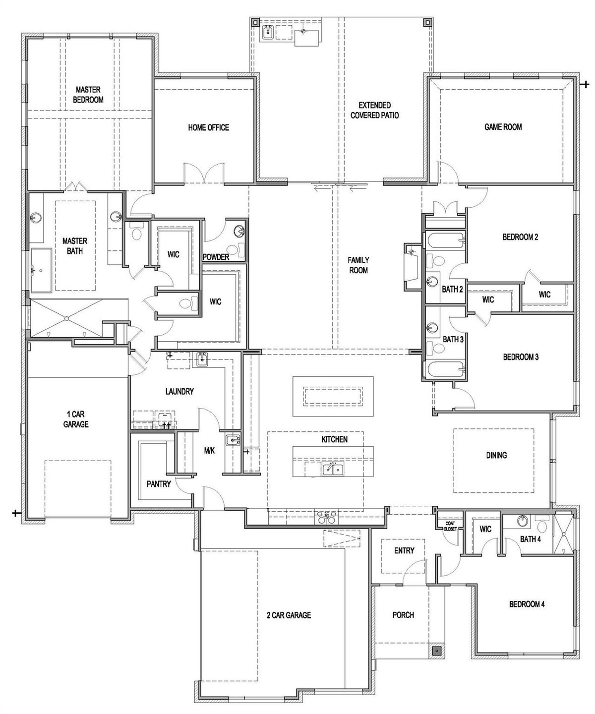 Living area at 3040 Whalesong Way - 4 bed 4 bath home