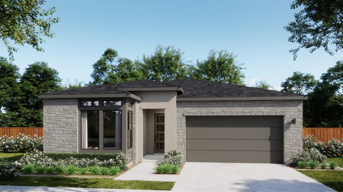 305 Ridgeway LN - front exterior - Luxury home in Bluff Haven, Georgetown, TX