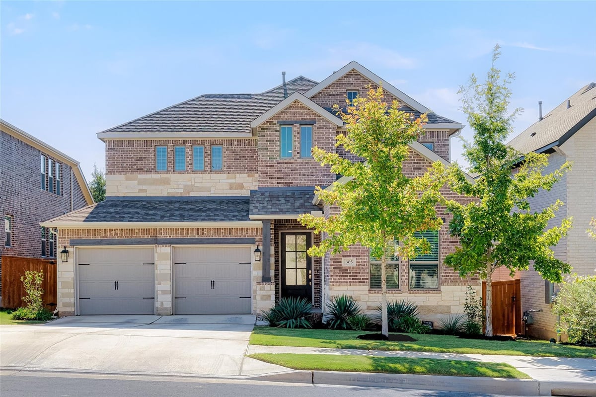 305 Terra Manor TRL - front exterior - Luxury home in Parkside on the River, Georgetown, TX