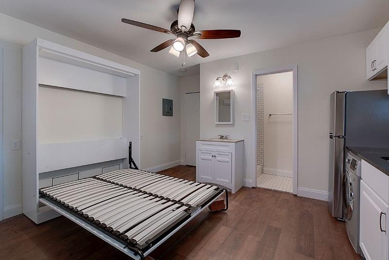 Primary bedroom at 306 E 30th St Unit #3 - 2 bed 1 bath home