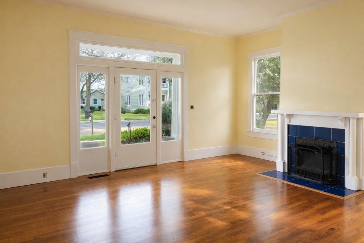 Primary bedroom at 307 Burleson St - 4 bed 2 bath home