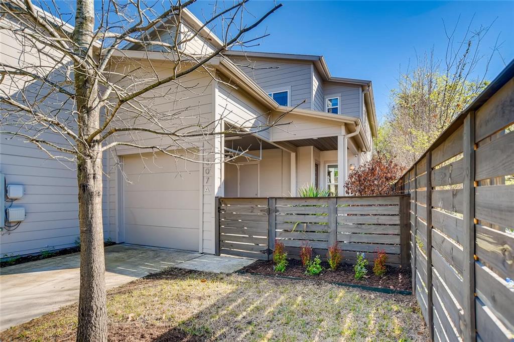 View 307 Delmar Ave Unit #A in St Johns Home Add 307 Delmar Ave Unit #A - front exterior - Luxury home in St Johns Home Add, Austin, TX
