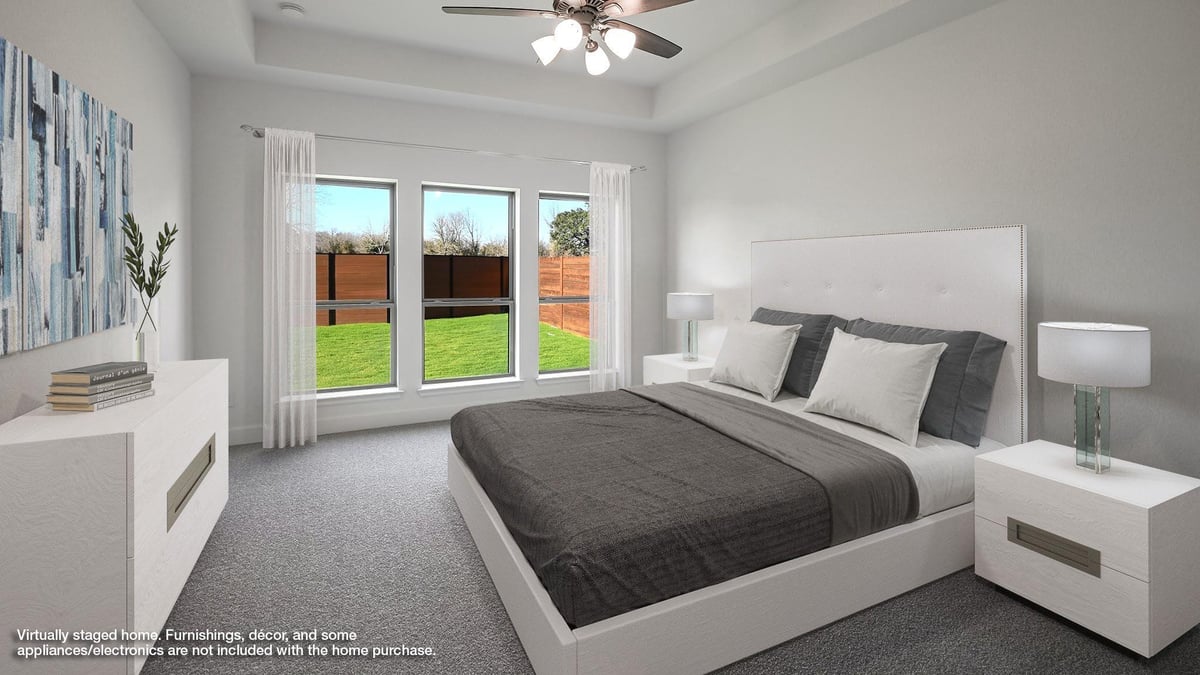 Primary bedroom at 307 Foxfire Cv - 4 bed 3 bath home