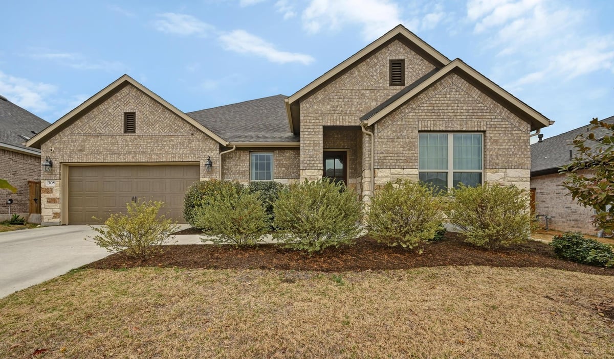 View 308 Allegheny Way in 6 Creeks 308 Allegheny Way - front exterior - Luxury home in 6 Creeks, Kyle, TX