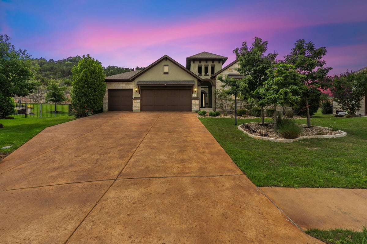 View 308 Ansley Cv in Lakeway Highlands Ph 2 Sec 1B 308 Ansley Cv - front exterior - Luxury home in Lakeway Highlands Ph 2 Sec 1B, Austin, TX