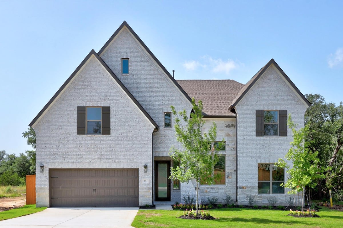 View 308 Barnstorm Ln in Parmer Ranch 308 Barnstorm Ln - front exterior - Luxury home in Parmer Ranch, Georgetown, TX