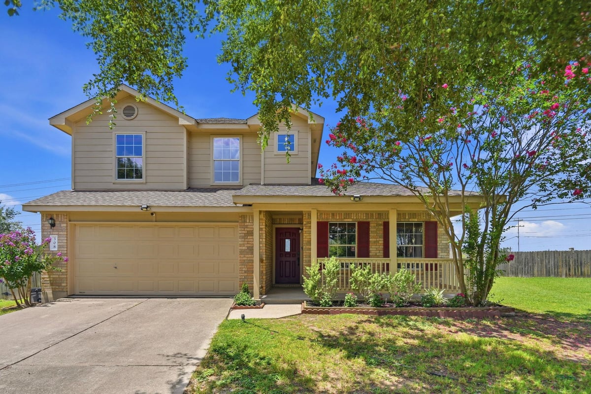 View 308 Loon Lake DR in Southlake Ranch Ph Two 308 Loon Lake DR - front exterior - Luxury home in Southlake Ranch Ph Two, Kyle, TX