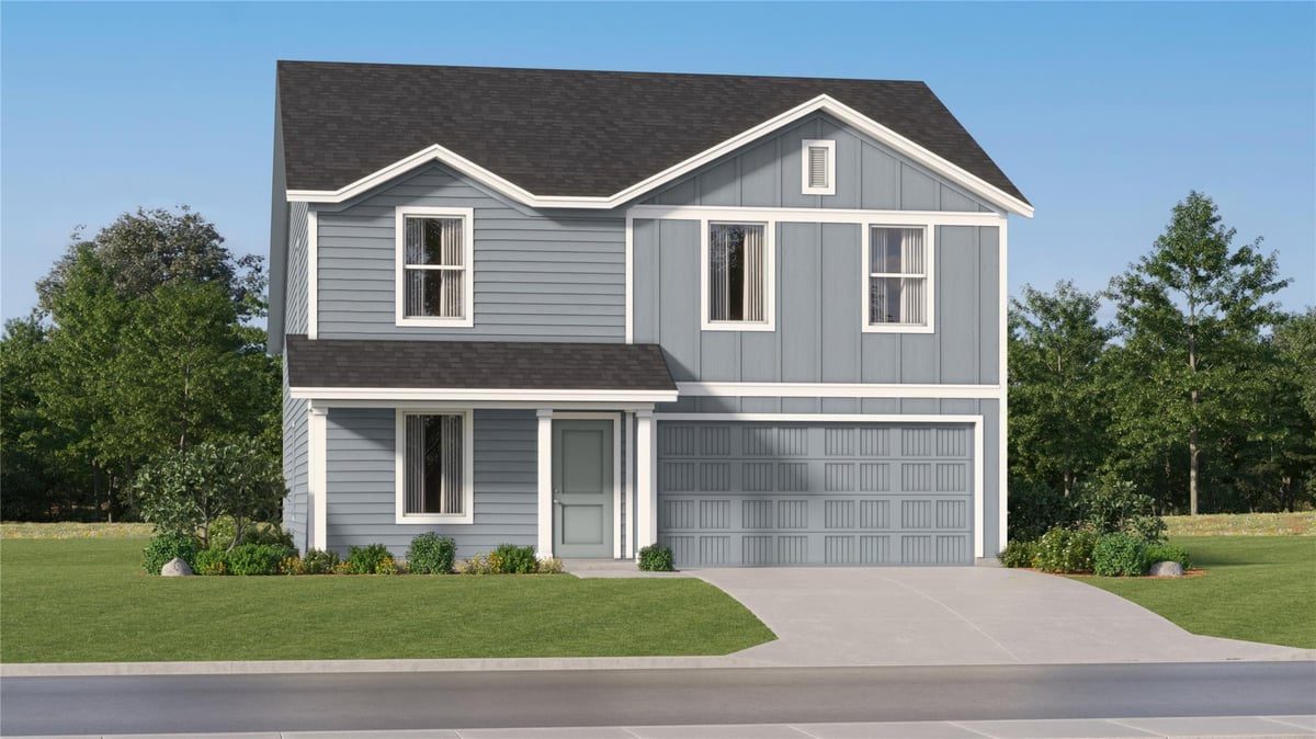 View 308 Scorpius TRL in Firefly Pointe 308 Scorpius TRL - front exterior - Luxury home in Firefly Pointe, Hutto, TX