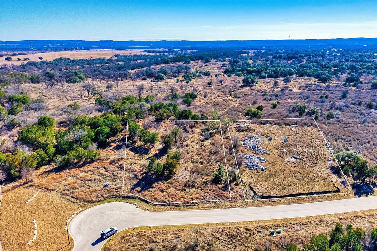 View 309/313 Eagle Basin Cir in Spicewood Trails 309/313 Eagle Basin Cir - front exterior - Luxury lot in Spicewood Trails, Spicewood, TX