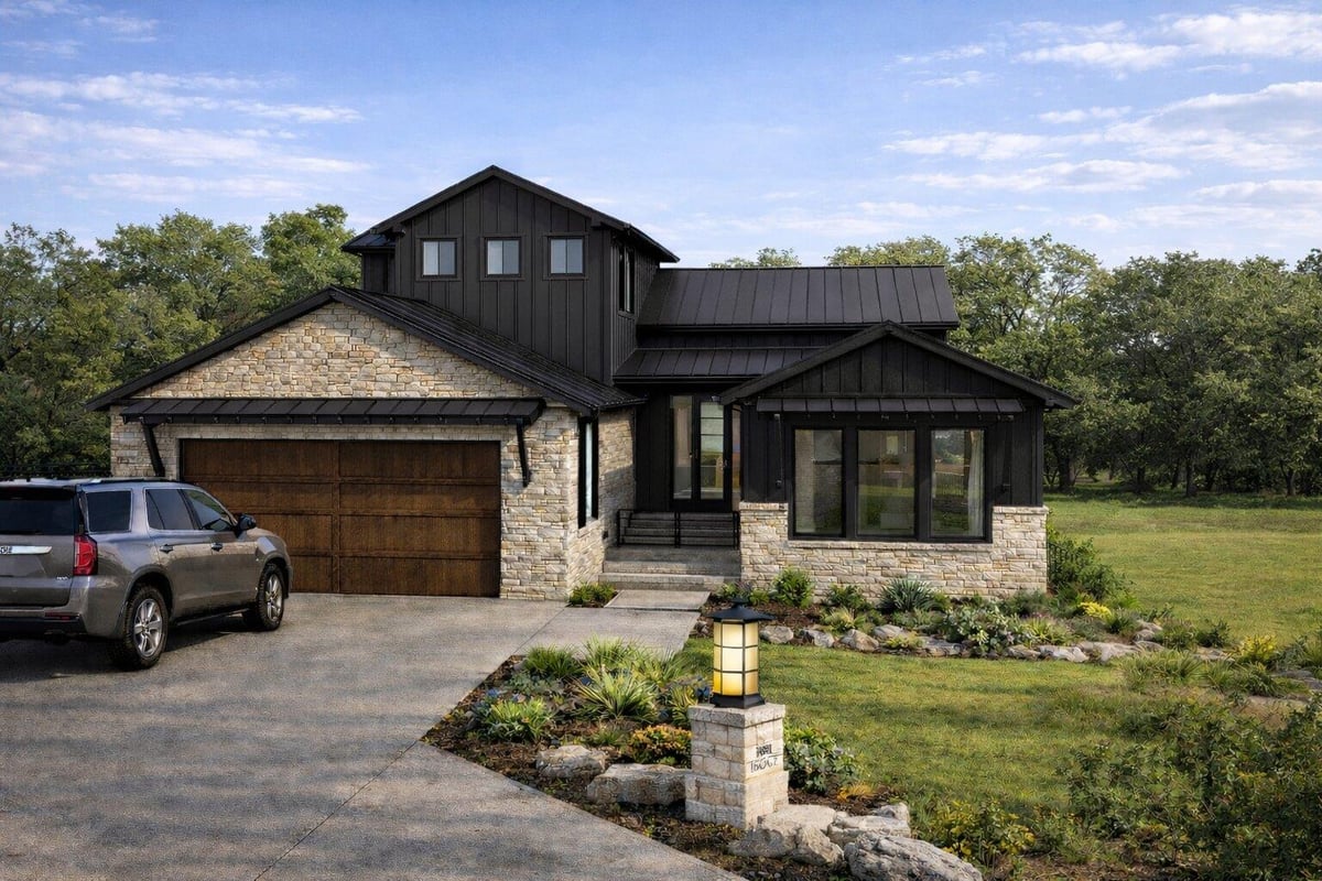 View 309 Grove Ct in Summit Rock 309 Grove Ct - front exterior - Luxury home in Summit Rock, Horseshoe Bay, TX