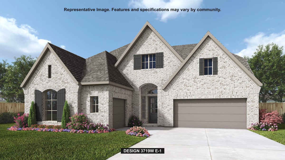 View 309 Sheepdog DR in Lariat 309 Sheepdog DR - front exterior - Luxury home in Lariat, Liberty Hill, TX