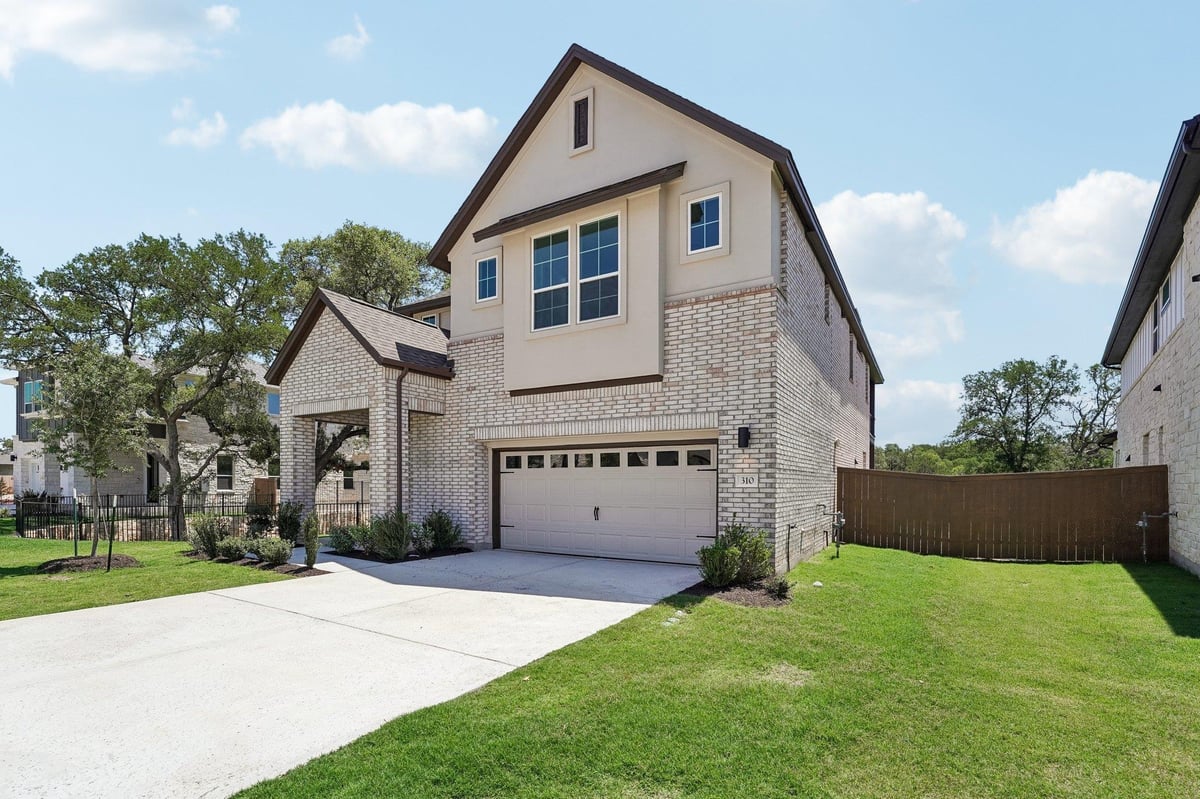 View 310 San Saba DR in Persimmon 310 San Saba DR - front exterior - Luxury home in Persimmon, Buda, TX