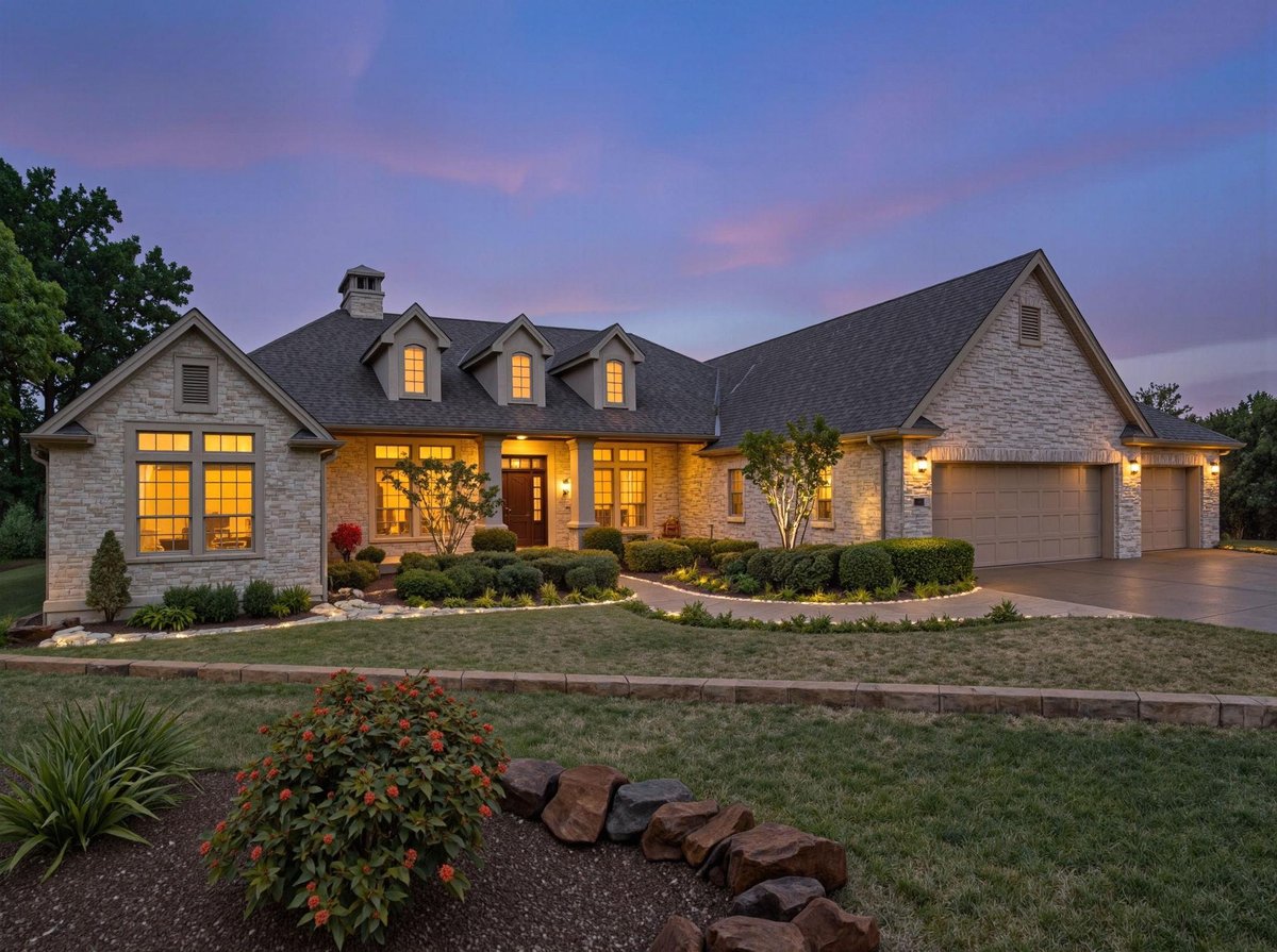 310 The Hills Rd - front exterior - Luxury home in The Hills, Horseshoe Bay, TX