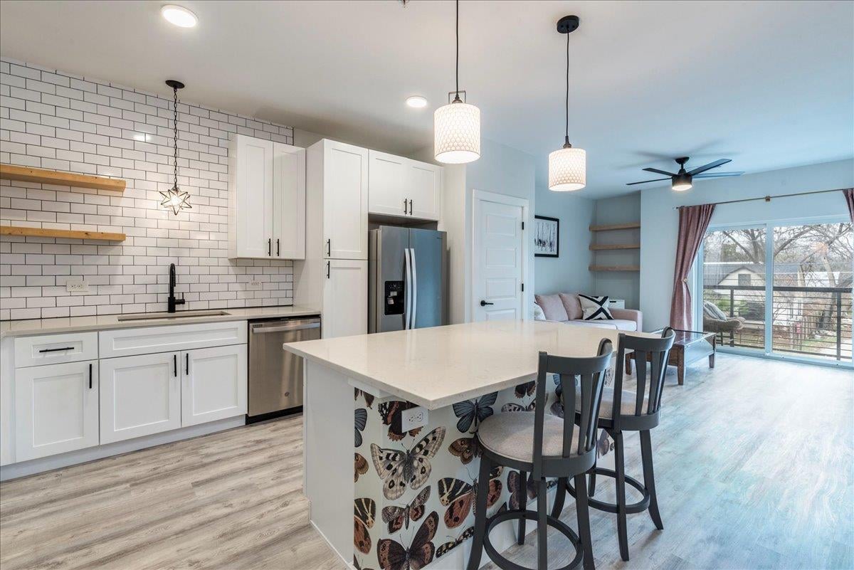 View 3101 Govalle Ave Unit #220 in Hom Condos 3101 Govalle Ave Unit #220 - front exterior - Luxury home in Hom Condos, Austin, TX