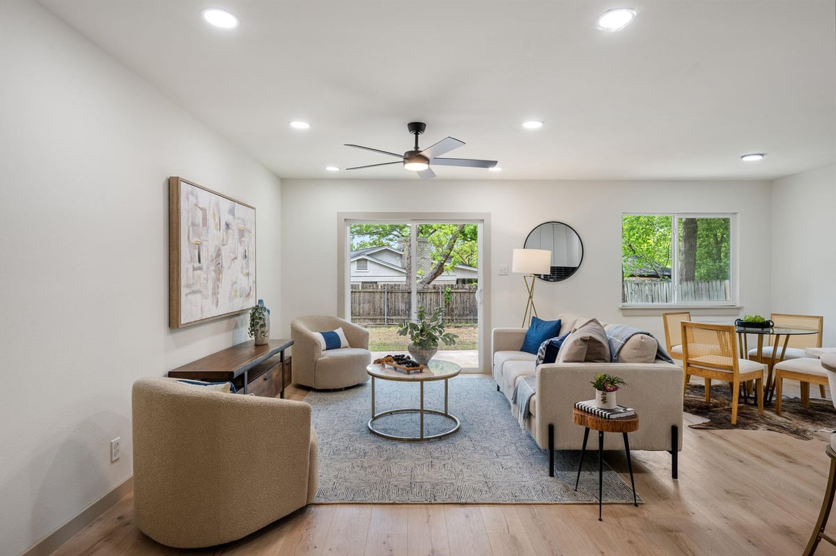 Primary bedroom at 3101 Steck Ave - 4 bed 2 bath home