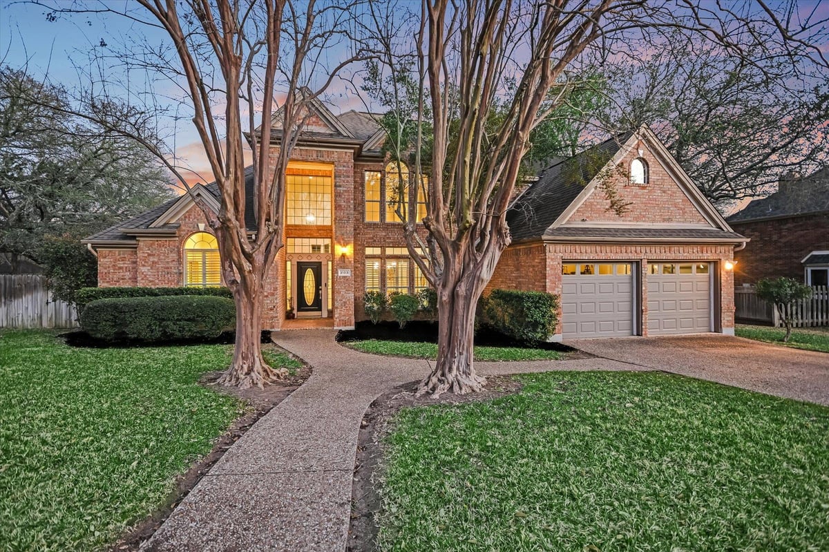 View 3103 Barton Point DR in Barton Creek West 3103 Barton Point DR - front exterior - Luxury home in Barton Creek West, Austin, TX