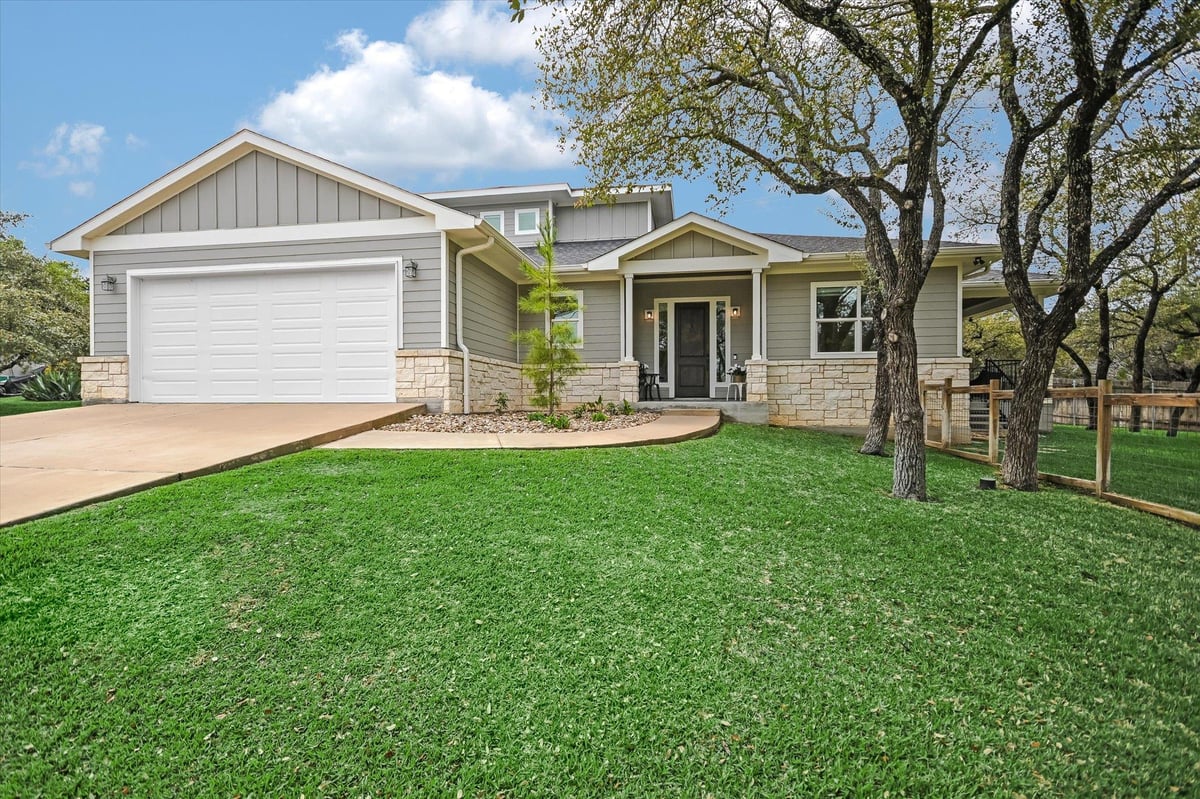 View 3104 Coyote Ct in Apache Shores 3104 Coyote Ct - front exterior - Luxury home in Apache Shores, Austin, TX