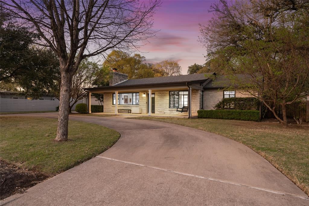 View 3104 Perry Ln in Highland Park West 3104 Perry Ln - front exterior - Luxury home in Highland Park West, Austin, TX